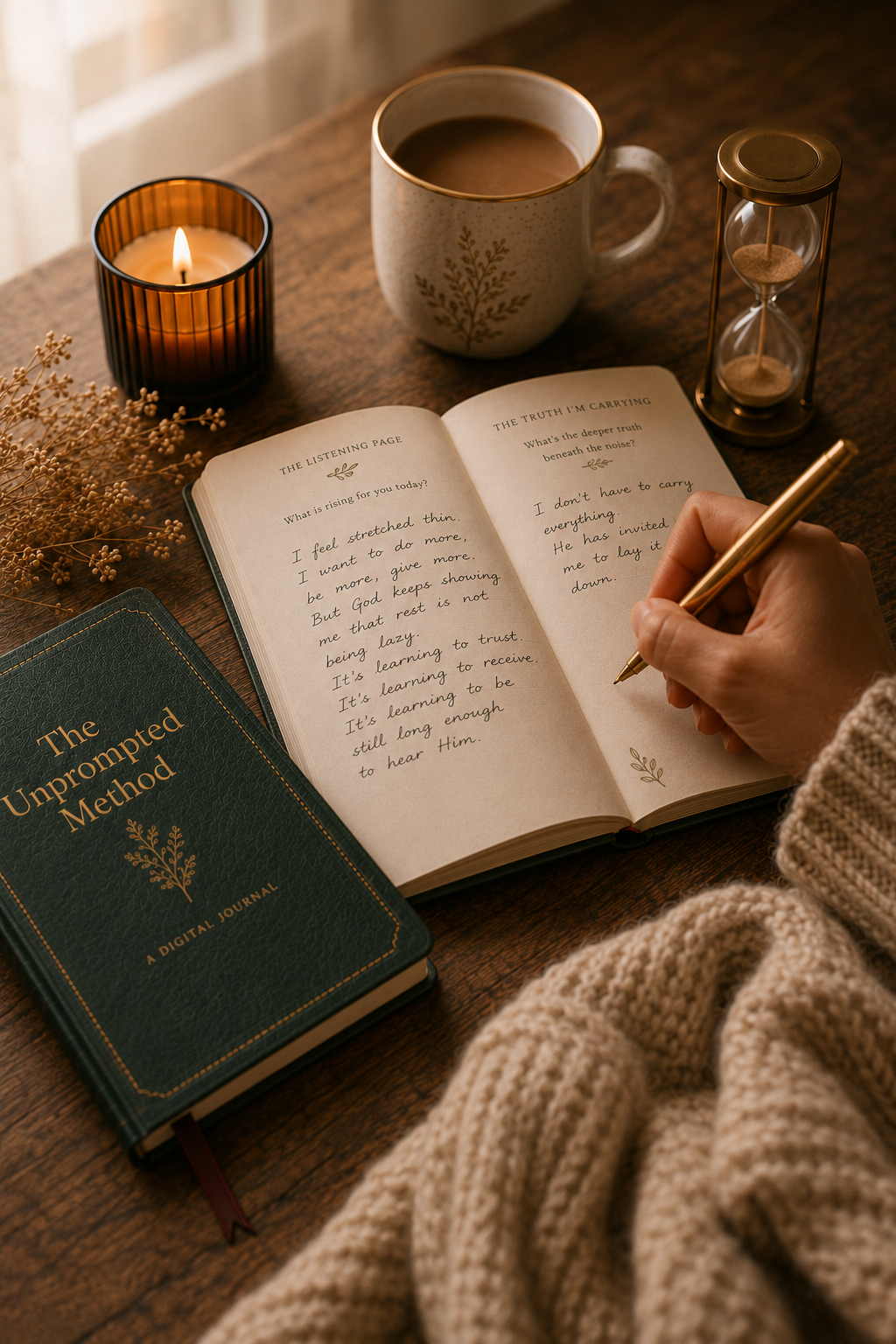 The Unprompted Method: A Digital Guided Journal for Writing Without a Prompt