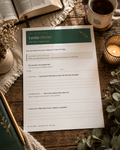 Lectio Divina — Mini Lesson on Four Step Sacred Reading (Printable PDF)
