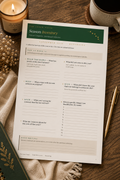 Season Inventory — Year in Review Reflection Worksheet for Fall (Printable PDF)