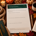 Gathering Yourself In — Evening Brain Dump and Prayer Worksheet (Free Printable PDF)