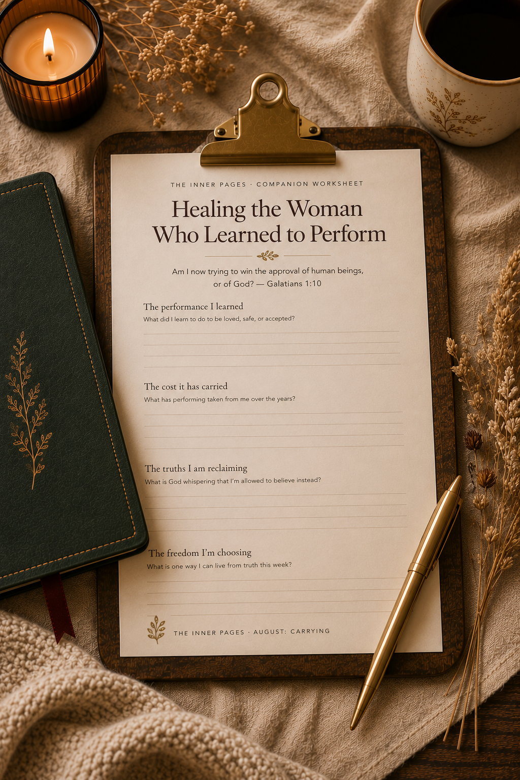 Practice Companion Worksheet · Healing the Woman Who Learned to Perform