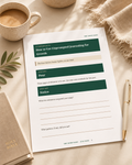 Practice Companion Worksheet · How to Use Unprompted Journaling for Growth