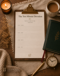 Practice Companion Worksheet · The Ten-Minute Devotion