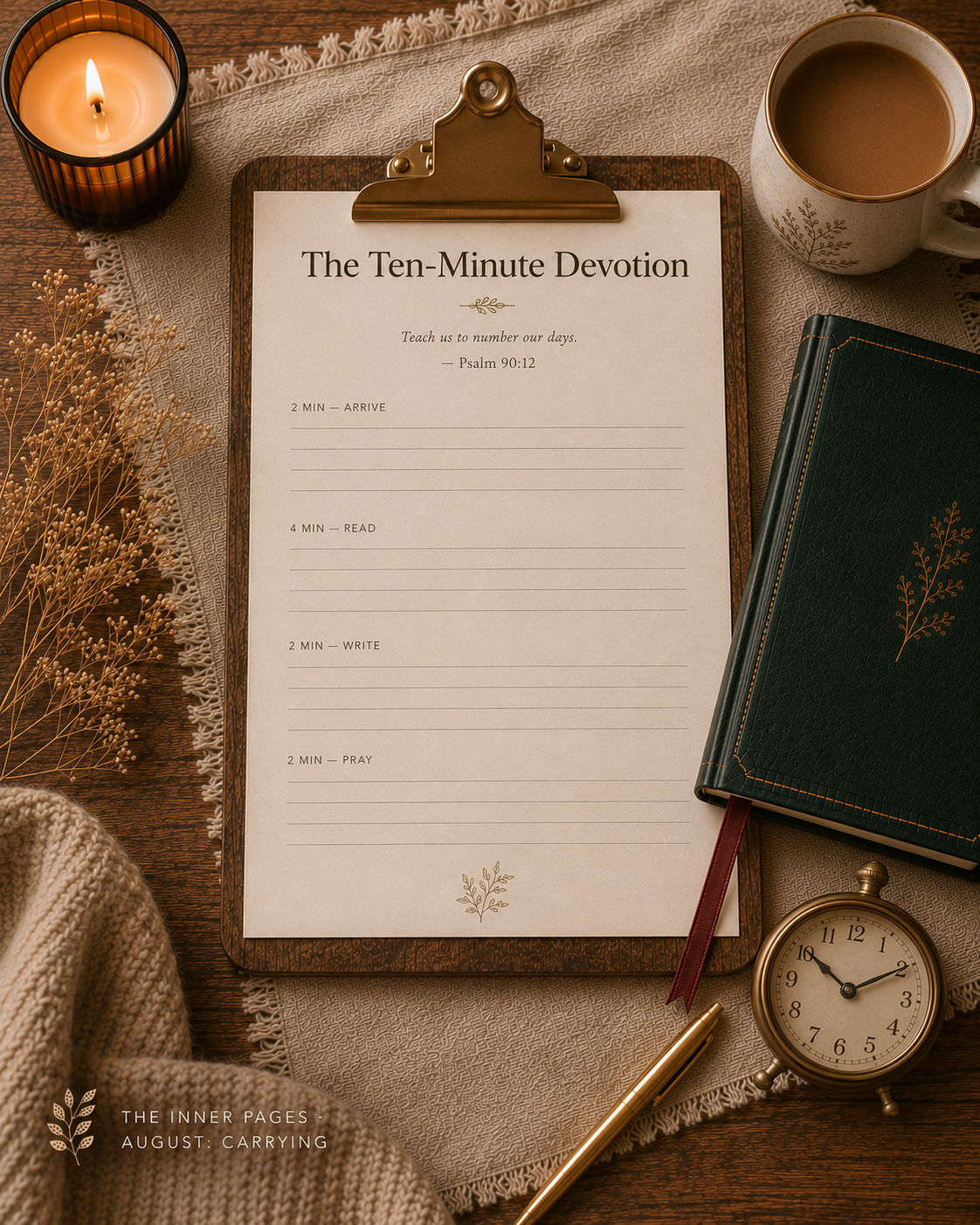 Practice Companion Worksheet · The Ten-Minute Devotion