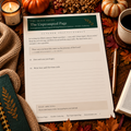The Unprompted Page — 15-Minute Free Writing Journal Worksheet (Free Printable PDF)
